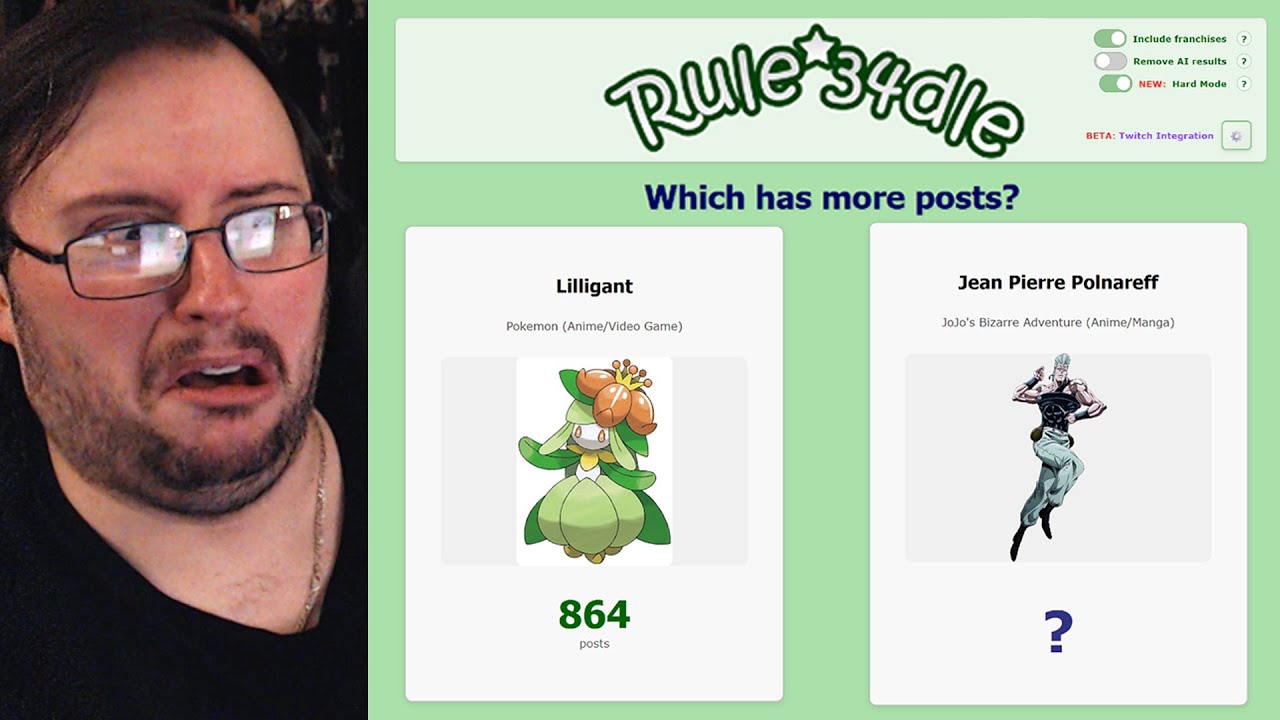 Gor Plays: Rule34dle The Guessing Game About...You Know