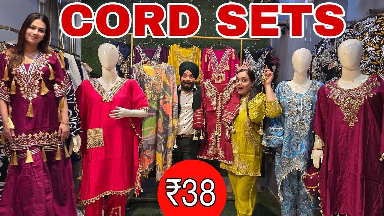 Cord Set Single भी Wholesale रेट पर / Kurti / Dress / Kaftan Dhamaka cord set wholesale -Co-ord Sets