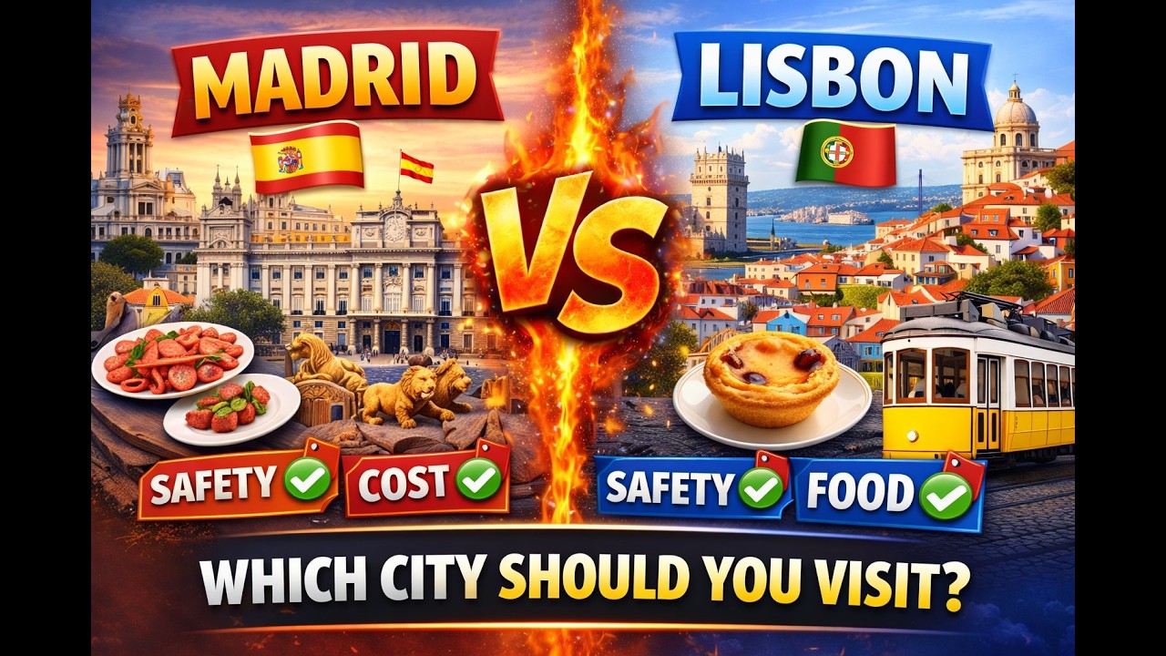 Madrid vs Lisbon | Which City Should You Visit? | Ultimate Travel Comparison | The World Traveler