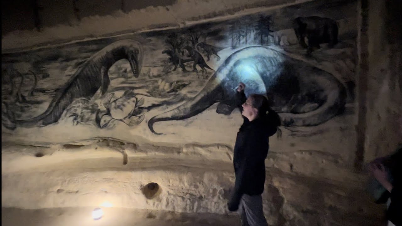 Maastricht Under ground .Where they hide the famous paintings in WW2.