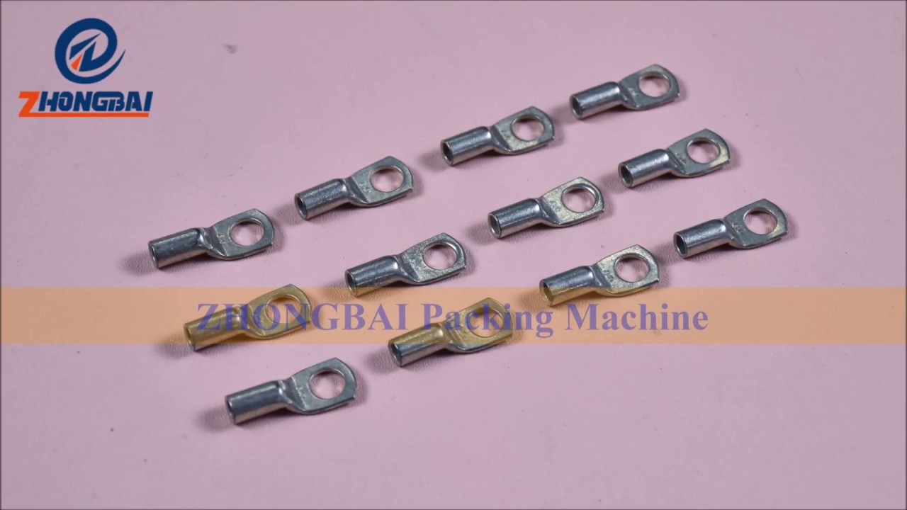 Cable lugs packing machine with counting system