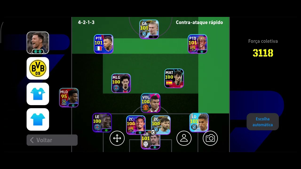 Time mais forte de cartas destaques...