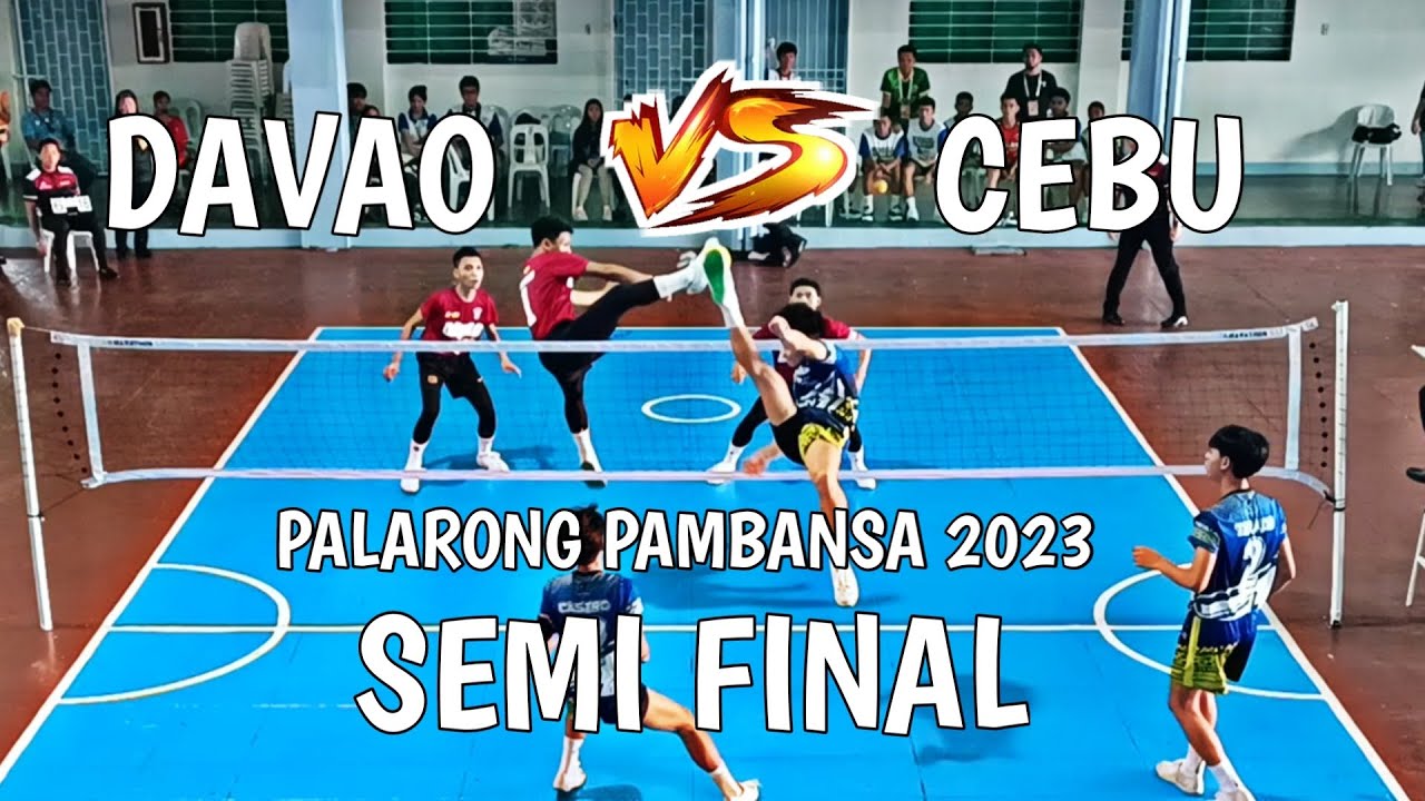 Region11 Davao VS Region7 Cebu - Semi Final Regu Event ! Palarong Pambansa 2023