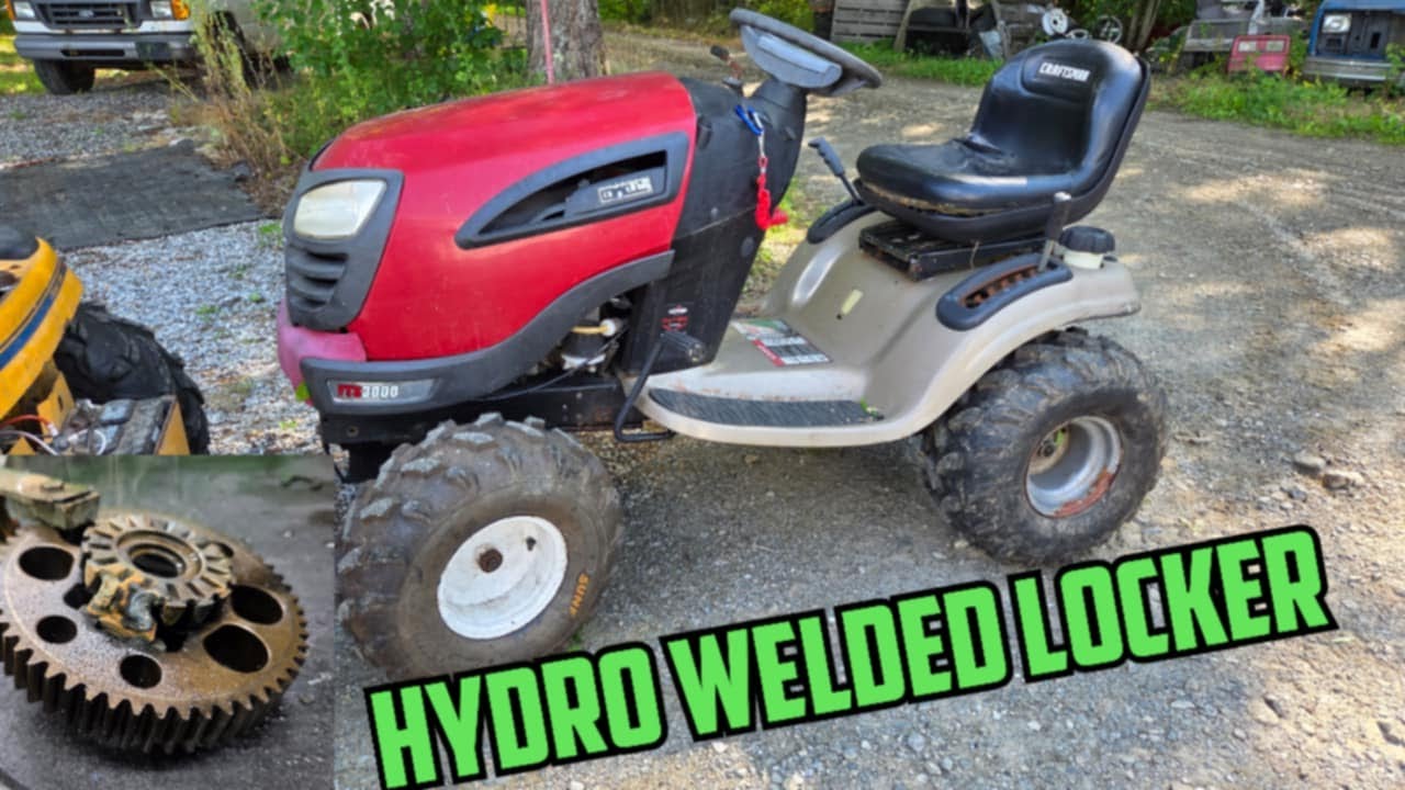 Mud Mower Craftsman Hydro 24 Hour Build Tuff Torq K46 Welded Locker Cheap
