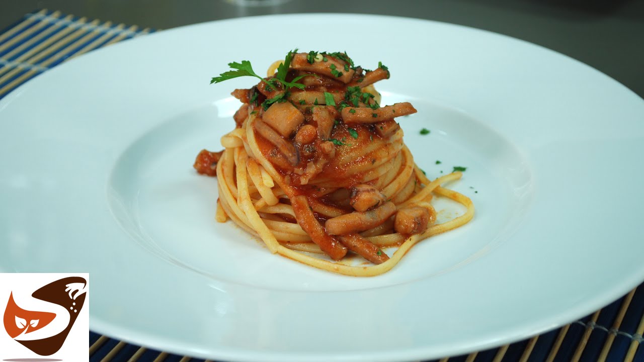 Pasta al totano: ricette pasta  ( pasta with squid)