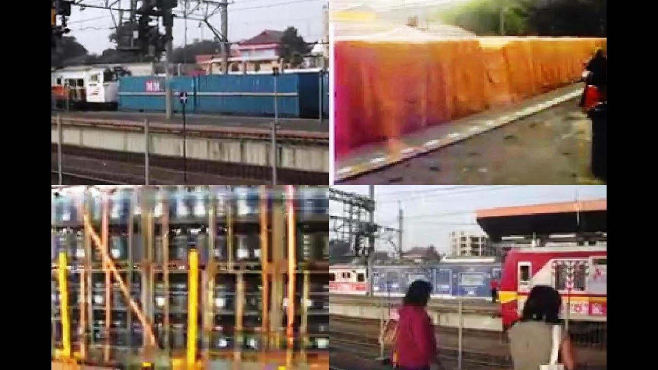 Kompilasi Kereta Barang melintas Stasiun Tanah Abang: Randek, Kamen & Aqua Galon