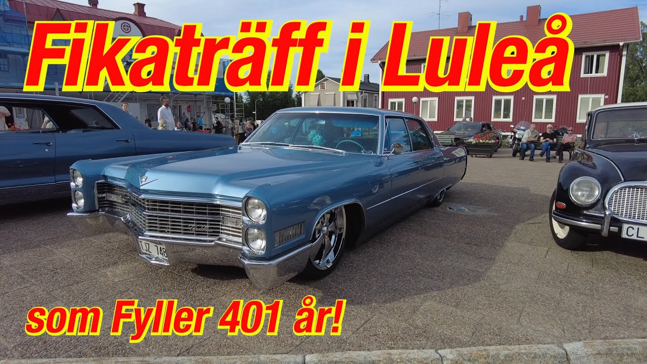 Bilträf i Luleå som firar 401 år