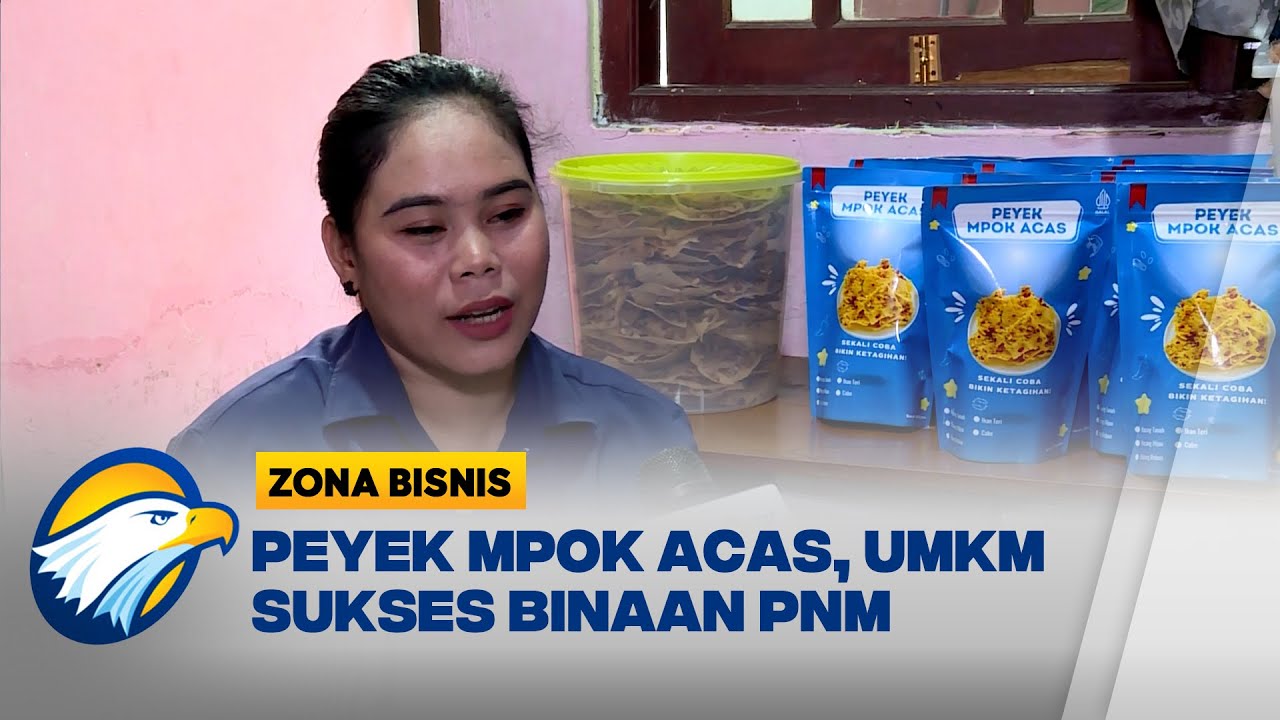Peyek Mpok Acas, UMKM yang Sukses dari Binaan PNM