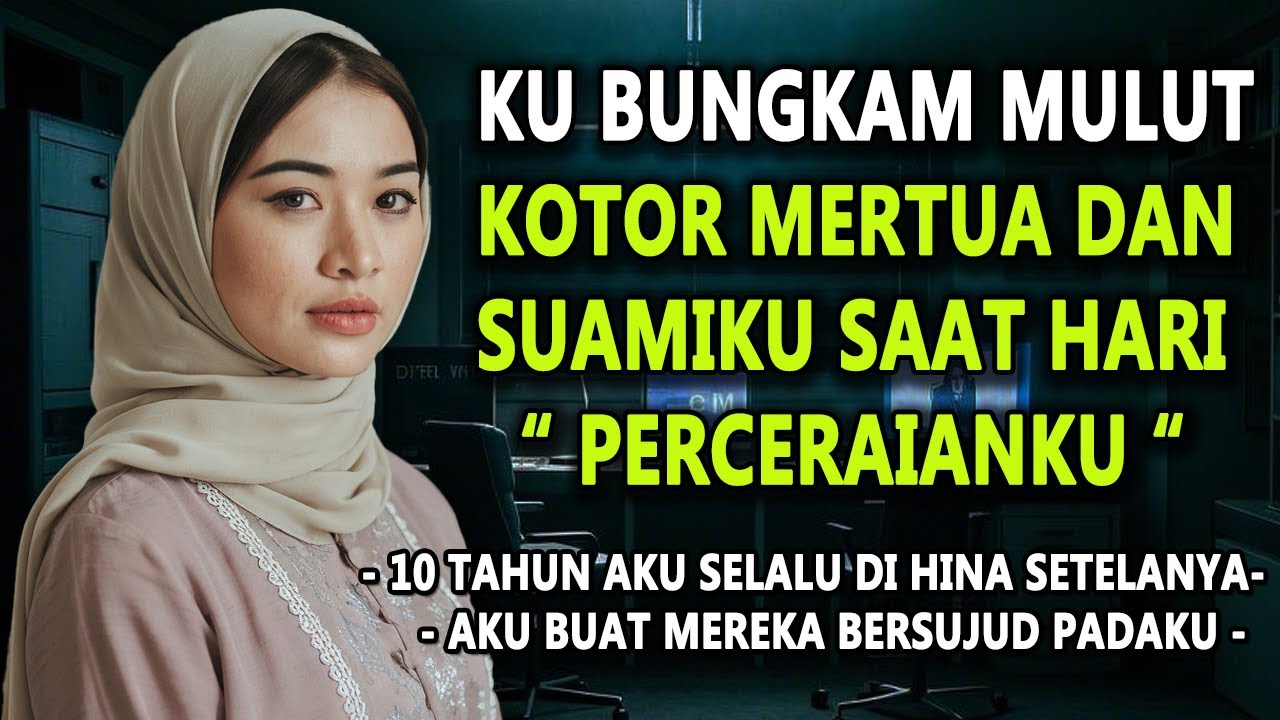 KU BUNGKAM MULUT KOTOR SUAMI DAN IBU MERTUAKU SAAT HARI PERCERAIAN #novelromantis #drama
