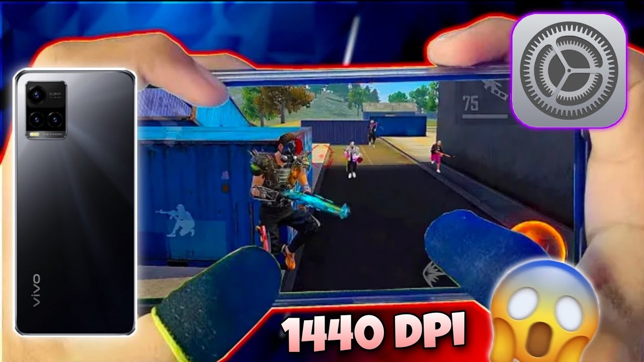 Vivo Y33T 📱 free fire 👾 best dpi hud sensitivity ⚡ settings 1440 dpi 😱 Auto Headshot 👾