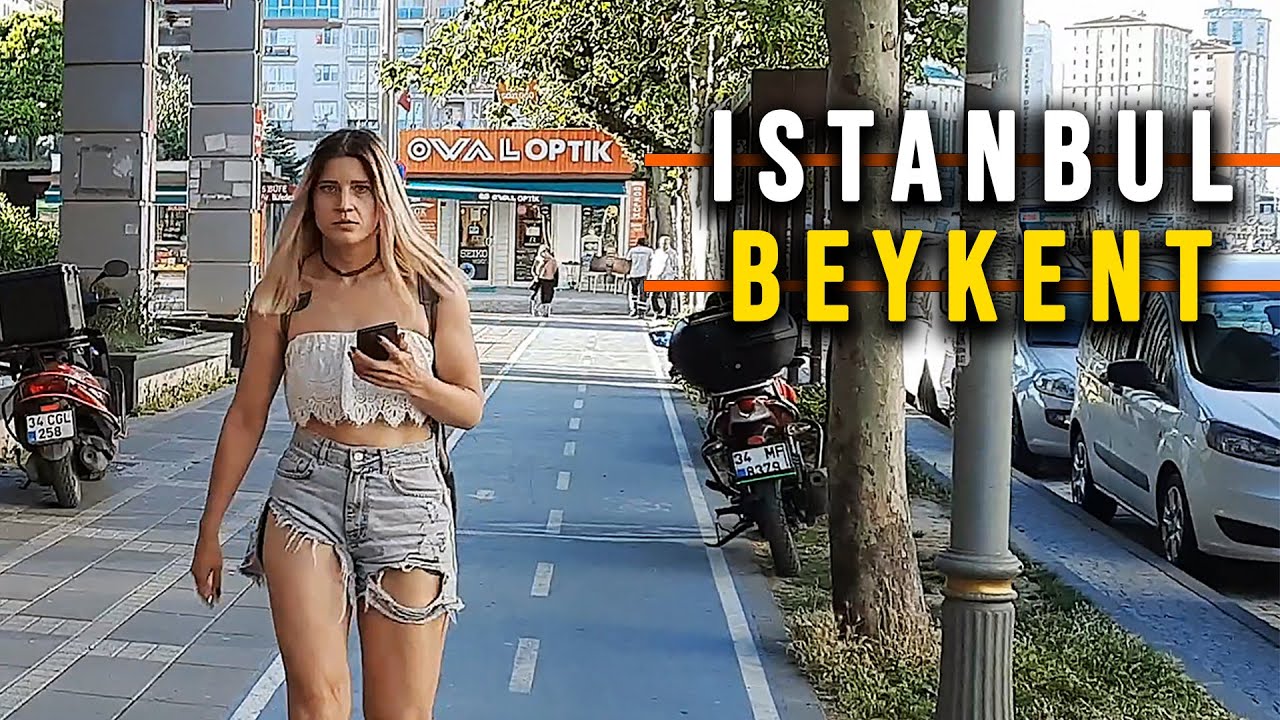 Istanbul Beylikdüzü (Beykent) Street Walking Tour in 4K | İstanbul Beylikdüzü Yürüyüş Turu
