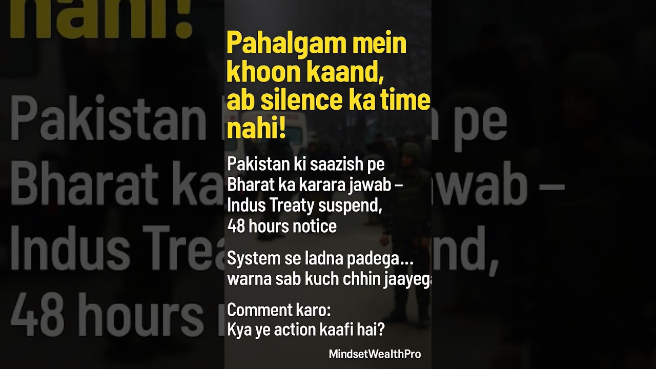 #50501Movement #IndiaAttack #PahalgamTerror #BreakingIndia #MindsetWealthPro #GlobalNews #DemocracyM