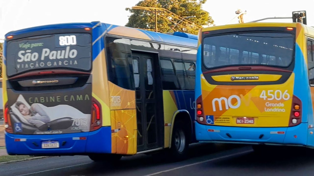 MOVIMENTAÇÃO DE ÔNIBUS EM LONDRINA 2025 016. NA AV WINSTON CHURCHILL.