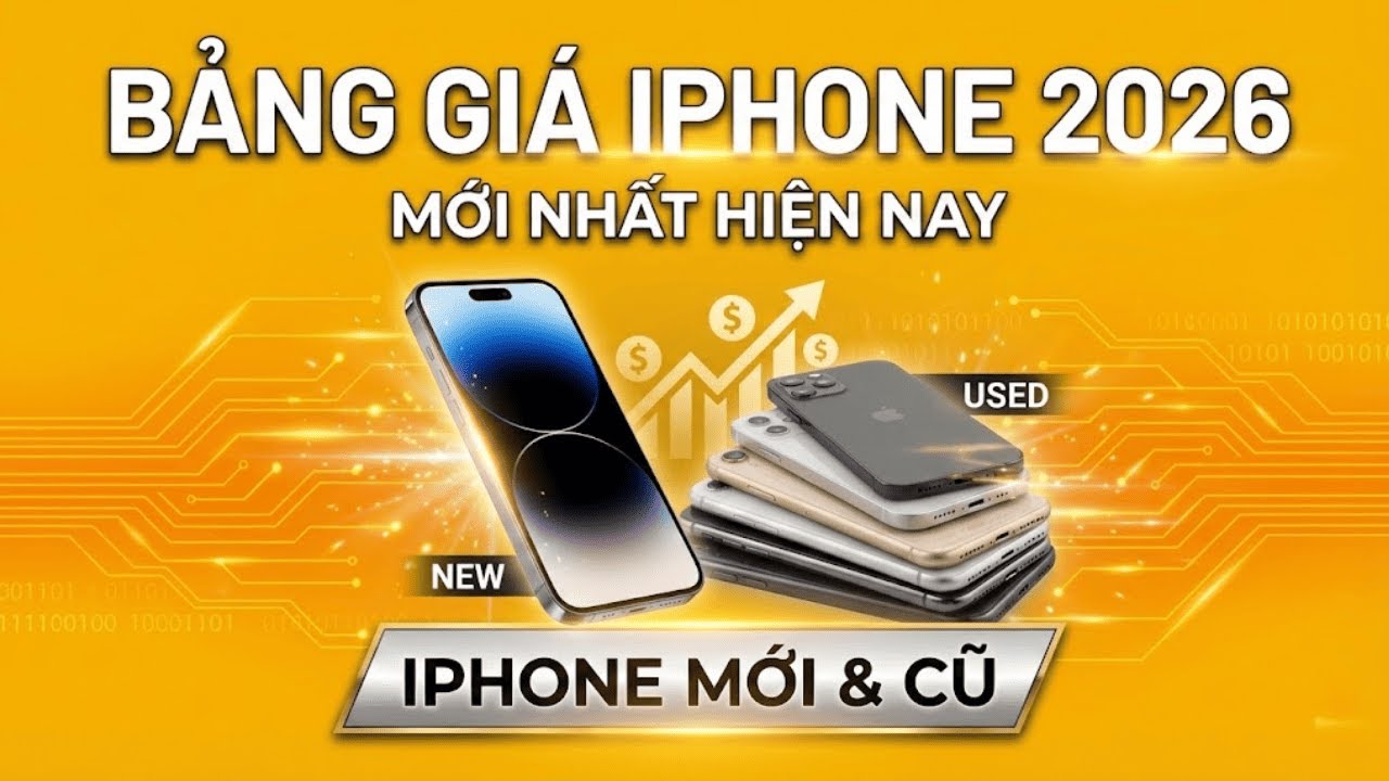 Bảng giá iPhone hiện nay mới nhất 2026 – iPhone mới & cũ #sandienthoaichotot #banggiaiphone