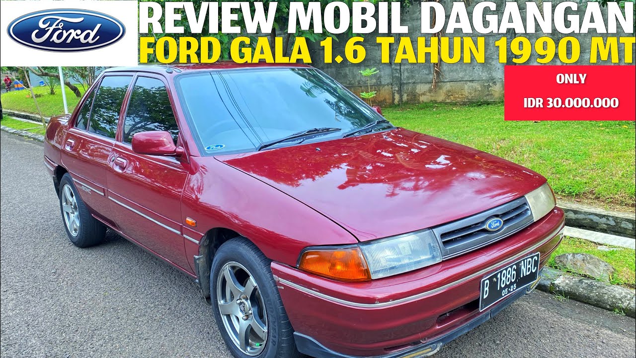 REVIEW MOBIL DAGANGAN - FOR SALE ‼️ FORD LASER GALA 1.6 TAHUN 1990 M/T