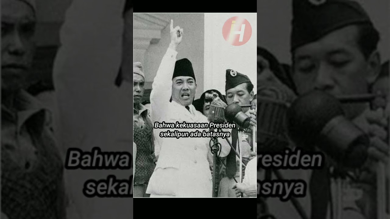 Pidato Presiden Soekarno Untuk Bangsa Indonesia