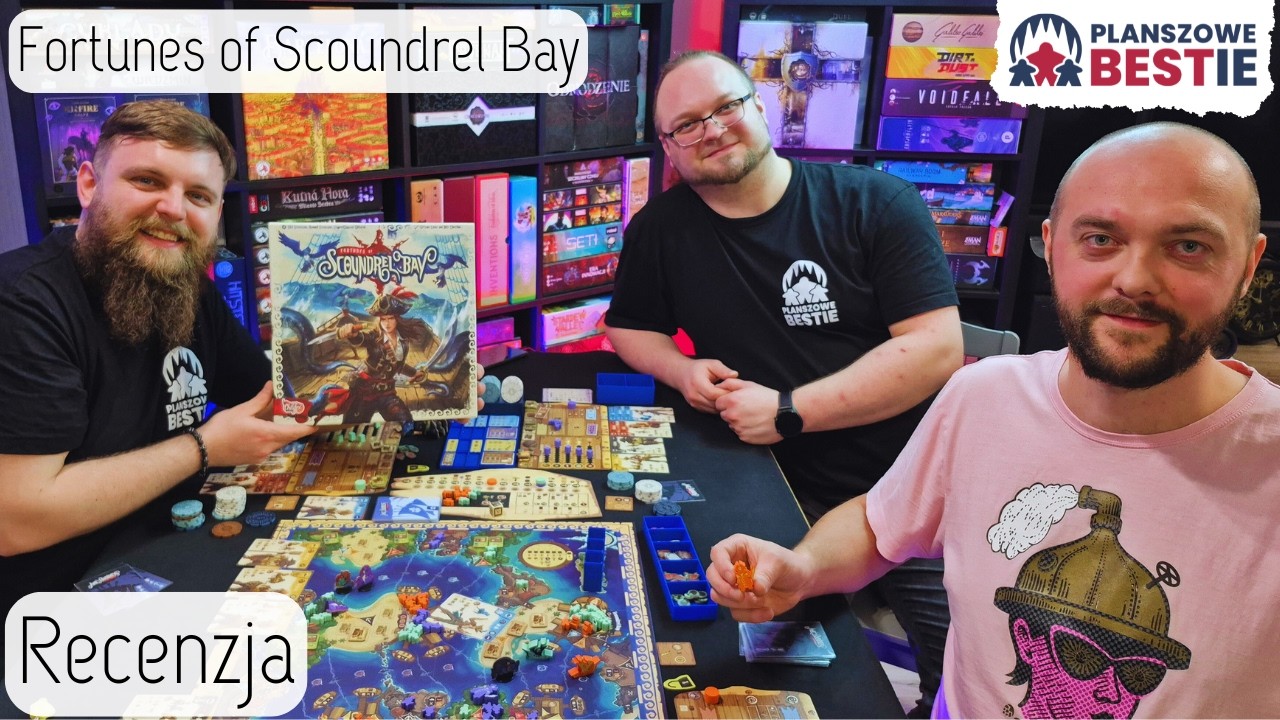 Fortunes of Scoundrel Bay - Recenzja - Planszowe Bestie #667 - 03.03.2026