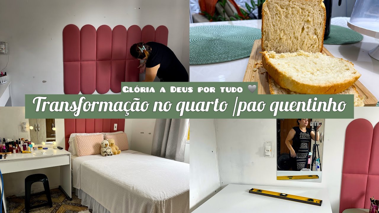 #vlog / mudança no quarto/ dica do dia/pao quentinho 