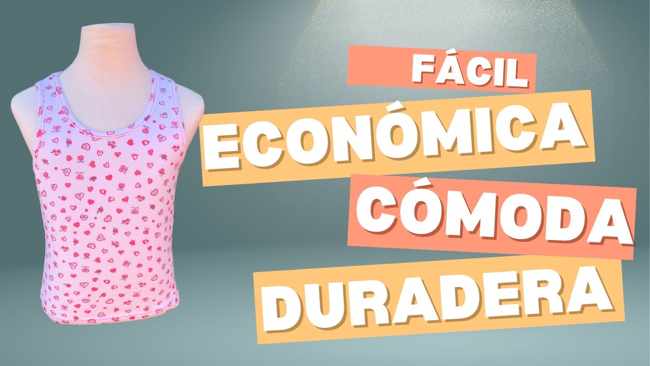 Confección de musculosa para niña...