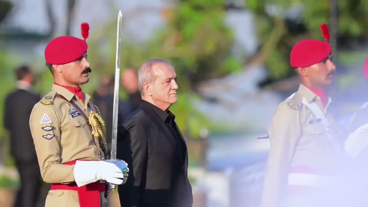 PM Shehbaz Sharif Hosts Iranian President at Prime Minister's House