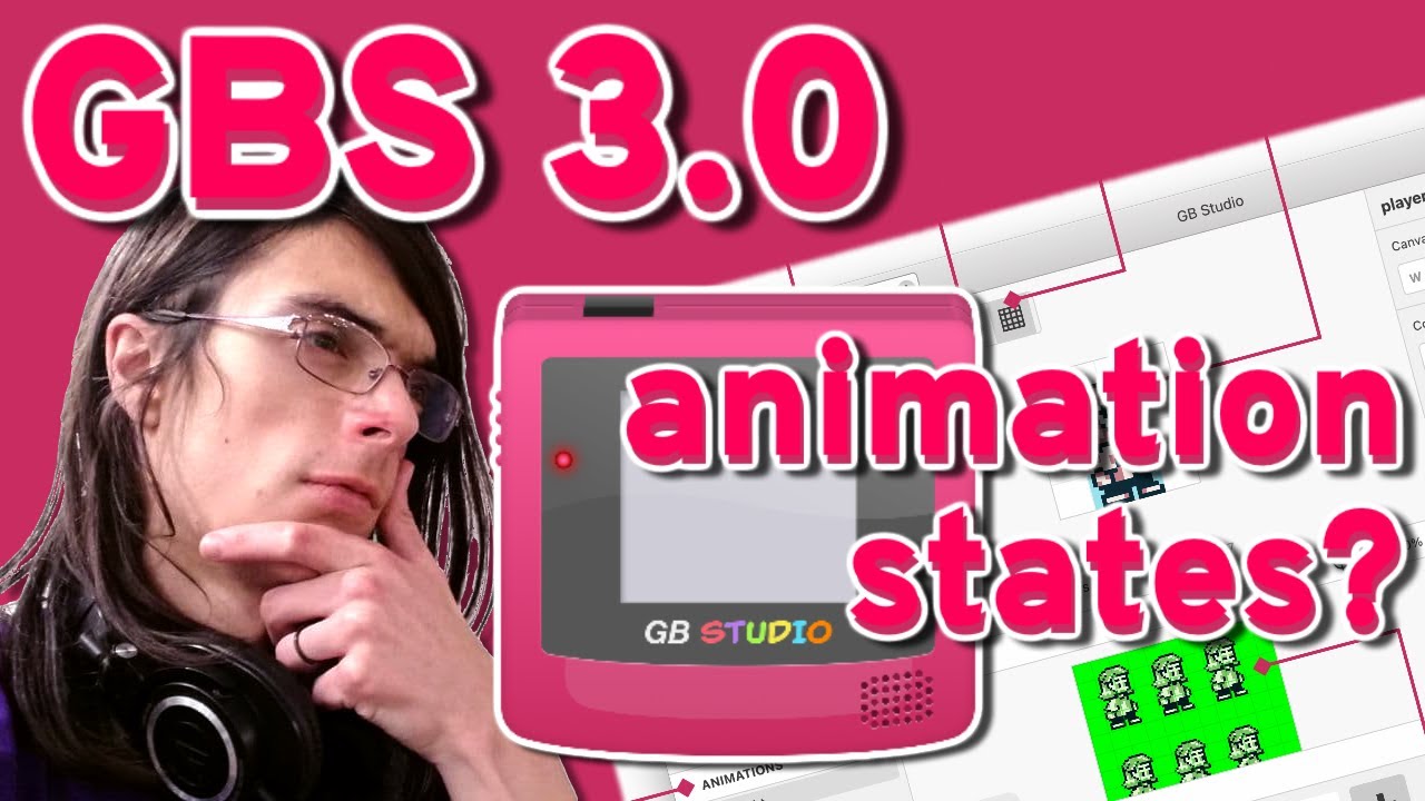 Как использовать состояния анимации GB Studio 3.0 за 3 минуты