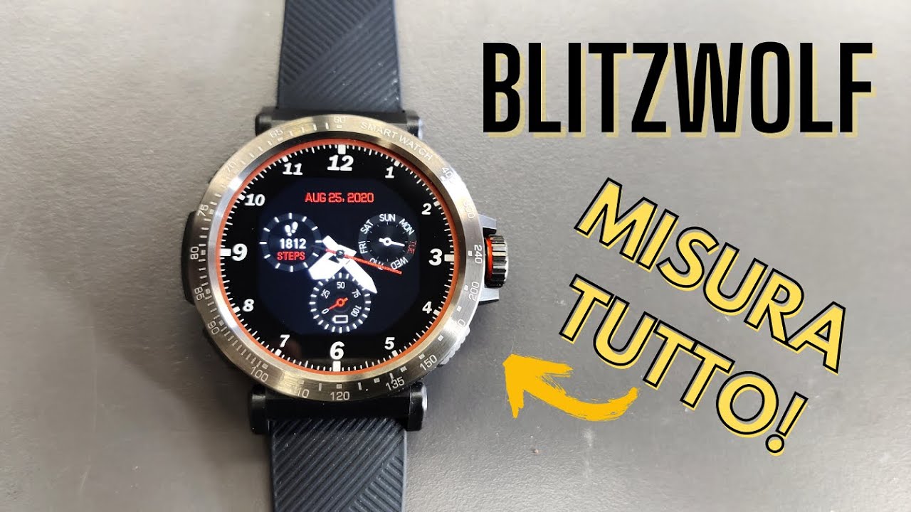 BlitzWolf questo smartwatch misura tutto!