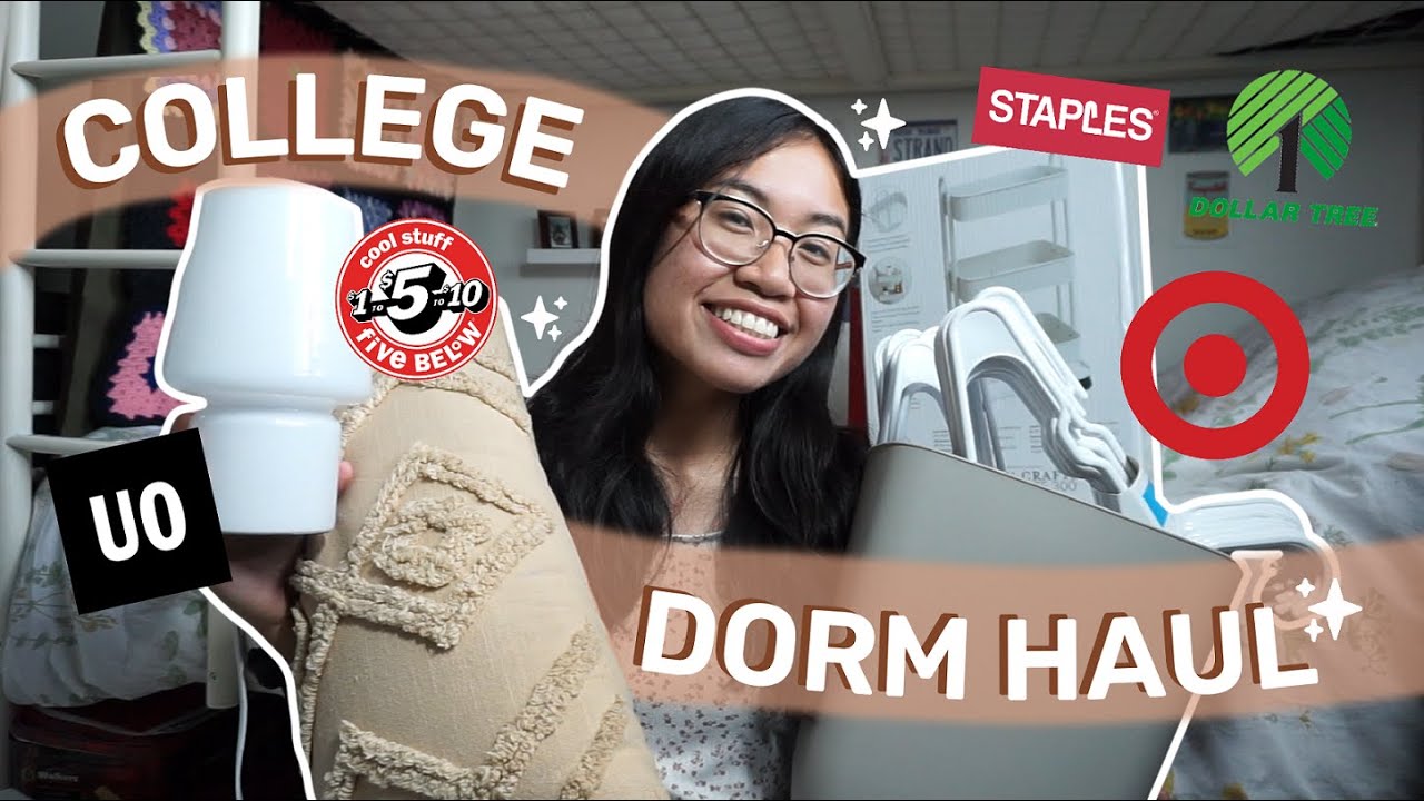 COLLEGE DORM HAUL 2022 | target, amazon, five below, and more!