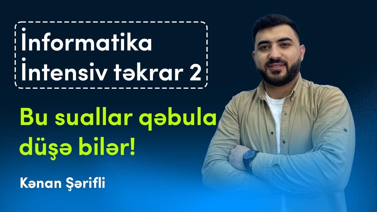 İnformatika | MS Access(Qəbula ən çox düşən hissə) | Kənan Şərifli