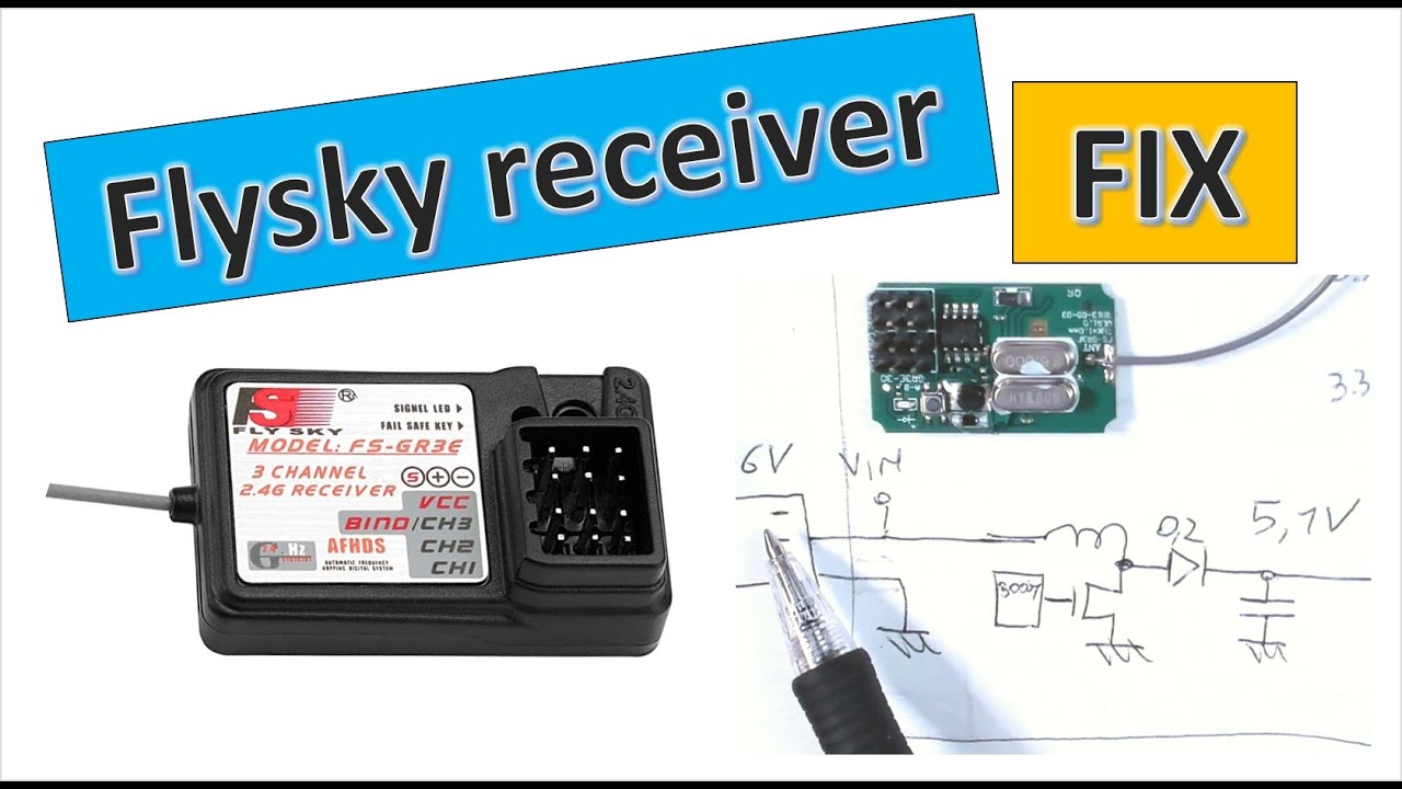 Flysky receiver FIX FS-GR3E