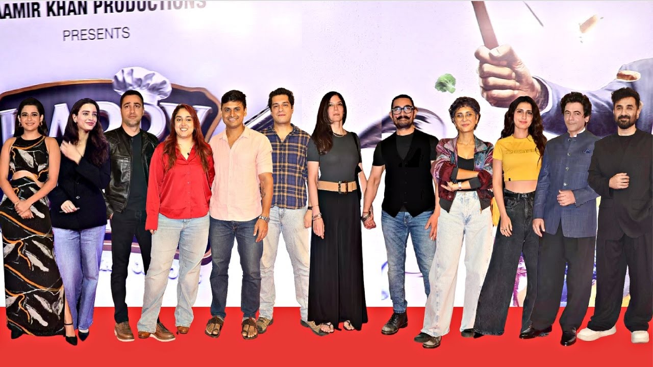 Happy Patel Khatarnak Jasoos Screening - Aamir, Vir , Imran, Tripti, Sunil, Junaid, Kiran, Fatima