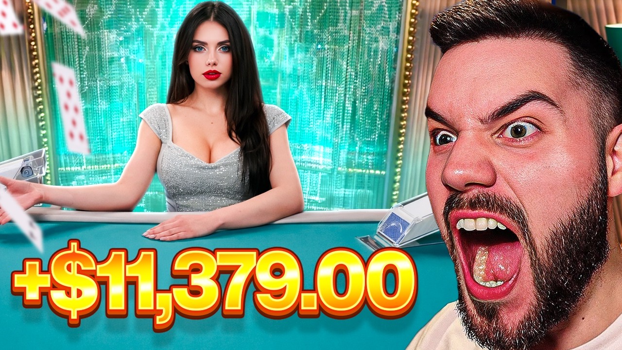 Самый безумный камбэк в истории блэкджека...