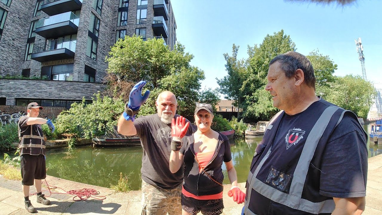 London magnet fishing A day in Kings Cross with US Subscribers