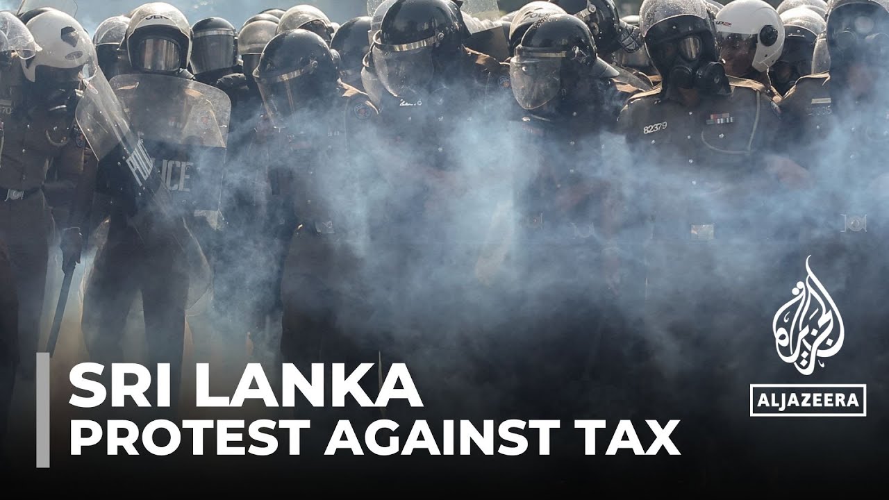 Sri Lanka demonstrations: Opposition parties protest against tax increases