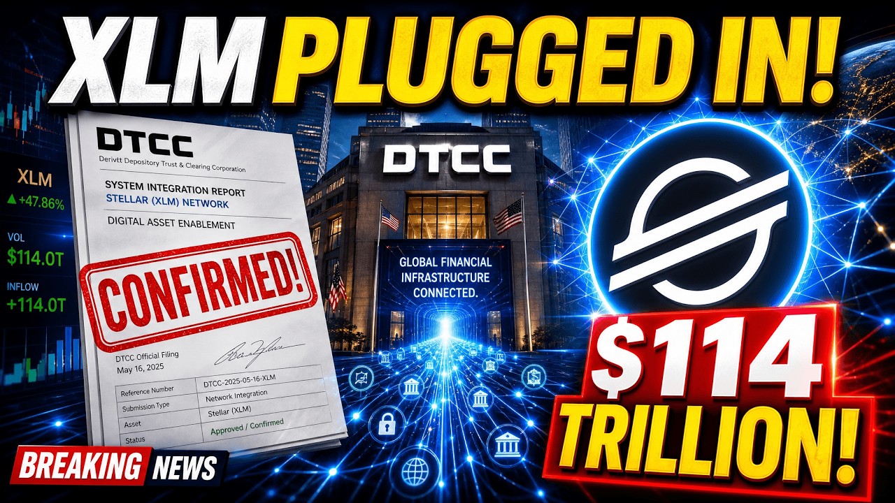 BREAKING NEWS: STELLAR XLM JUST GOT PLUGGED INTO THE DTCC! ($114 TRILLION!)