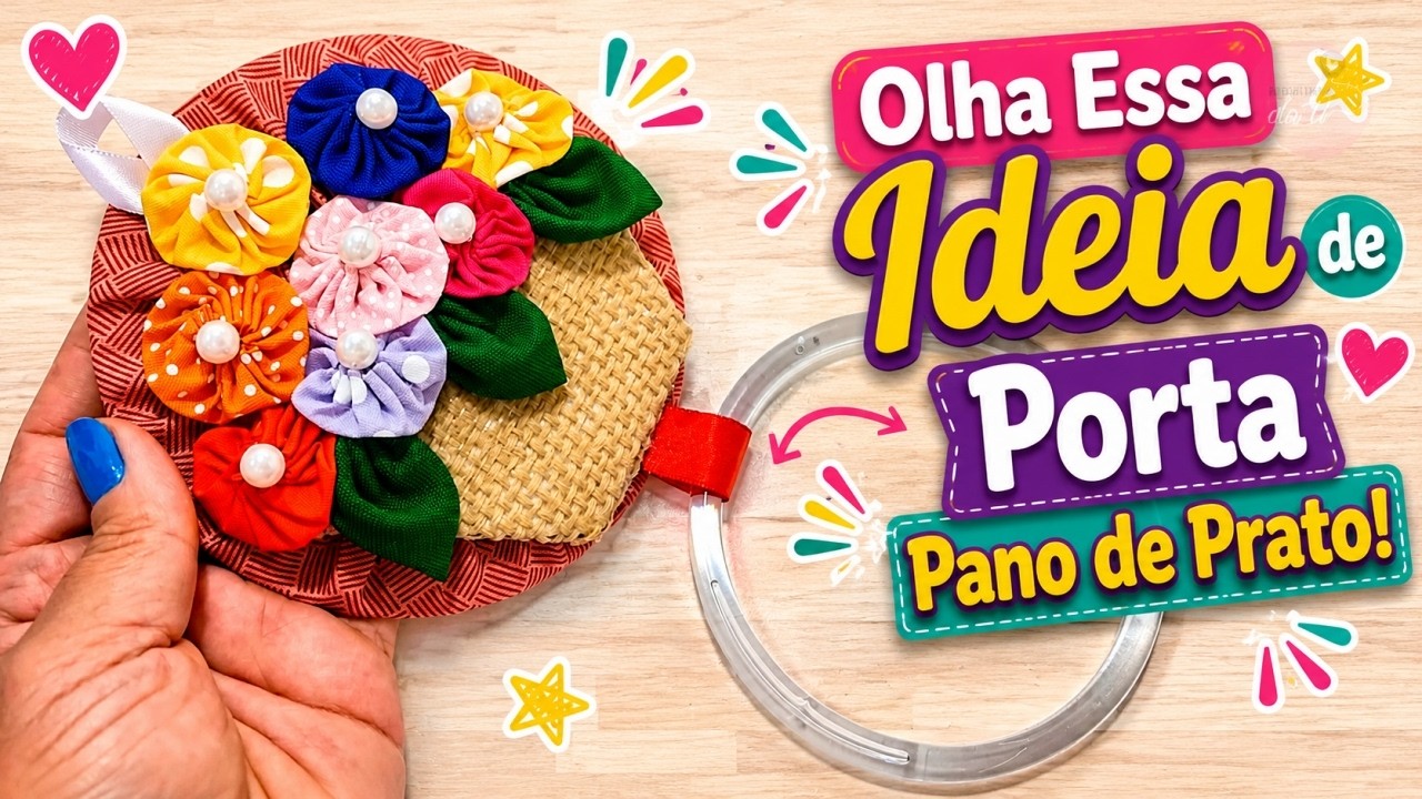 Olha Essa Ideia de Porta Pano de Prato