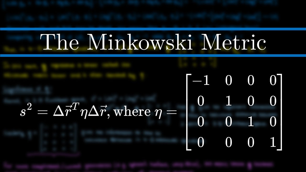 The Metric of Flat Spacetime: Introducing the Minkowski Metric