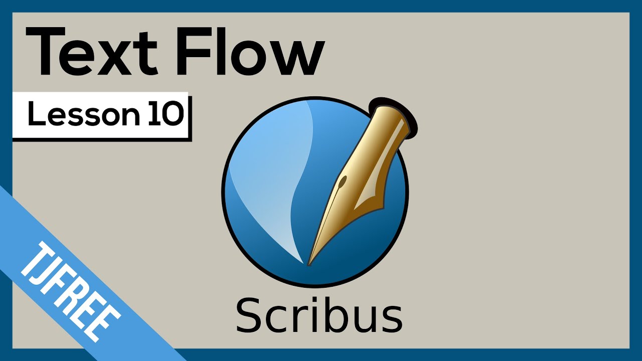 Урок 10 по Scribus — Обтекание кадра изображения текстом