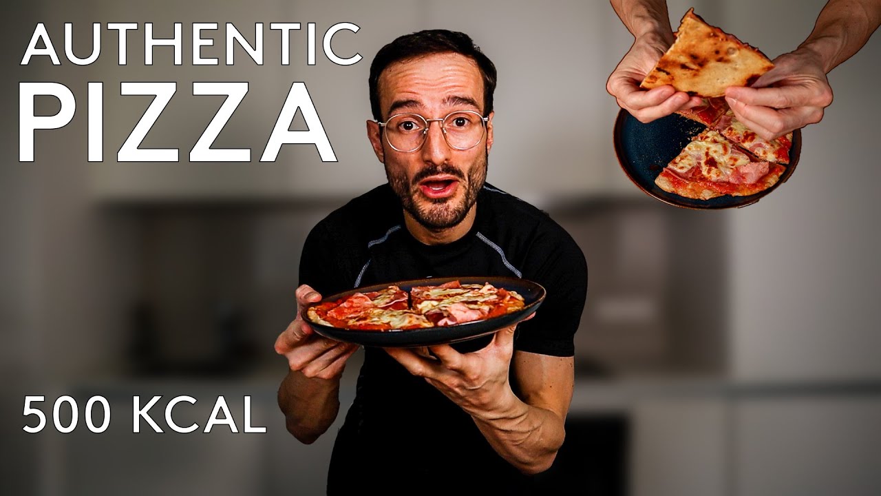 AUTHENTIC LOW CALORIE Pizza | Anabolic Pan Pizza Recipe | Healthy Cast Iron Pizza