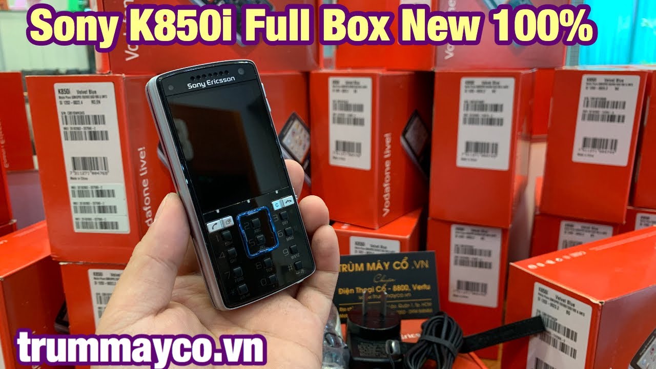 Sony K850i Full Box New Mới 100% - trummayco.vn
