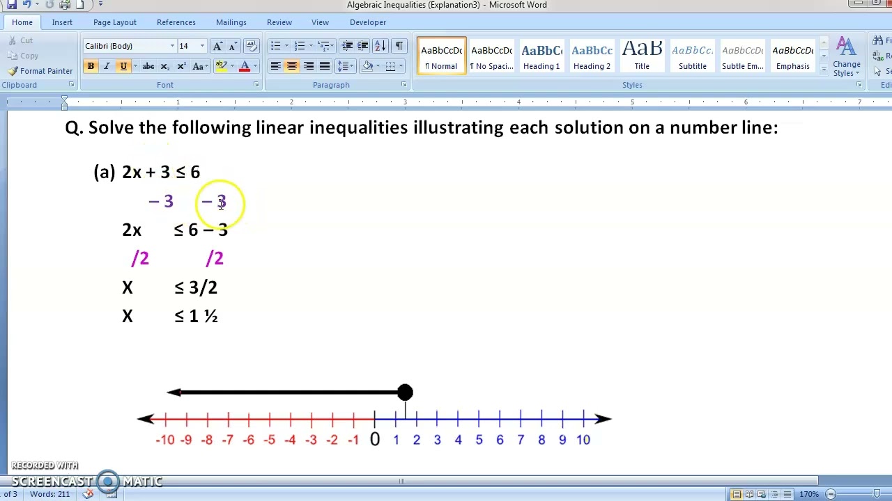 Basic Single Variable Inequalities Part 1