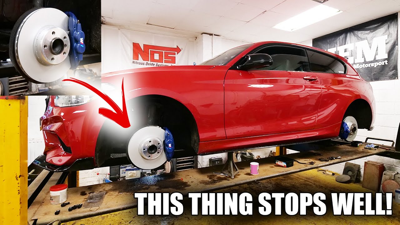 I UPGRADED MY M140I'S BRAKE SETUP!