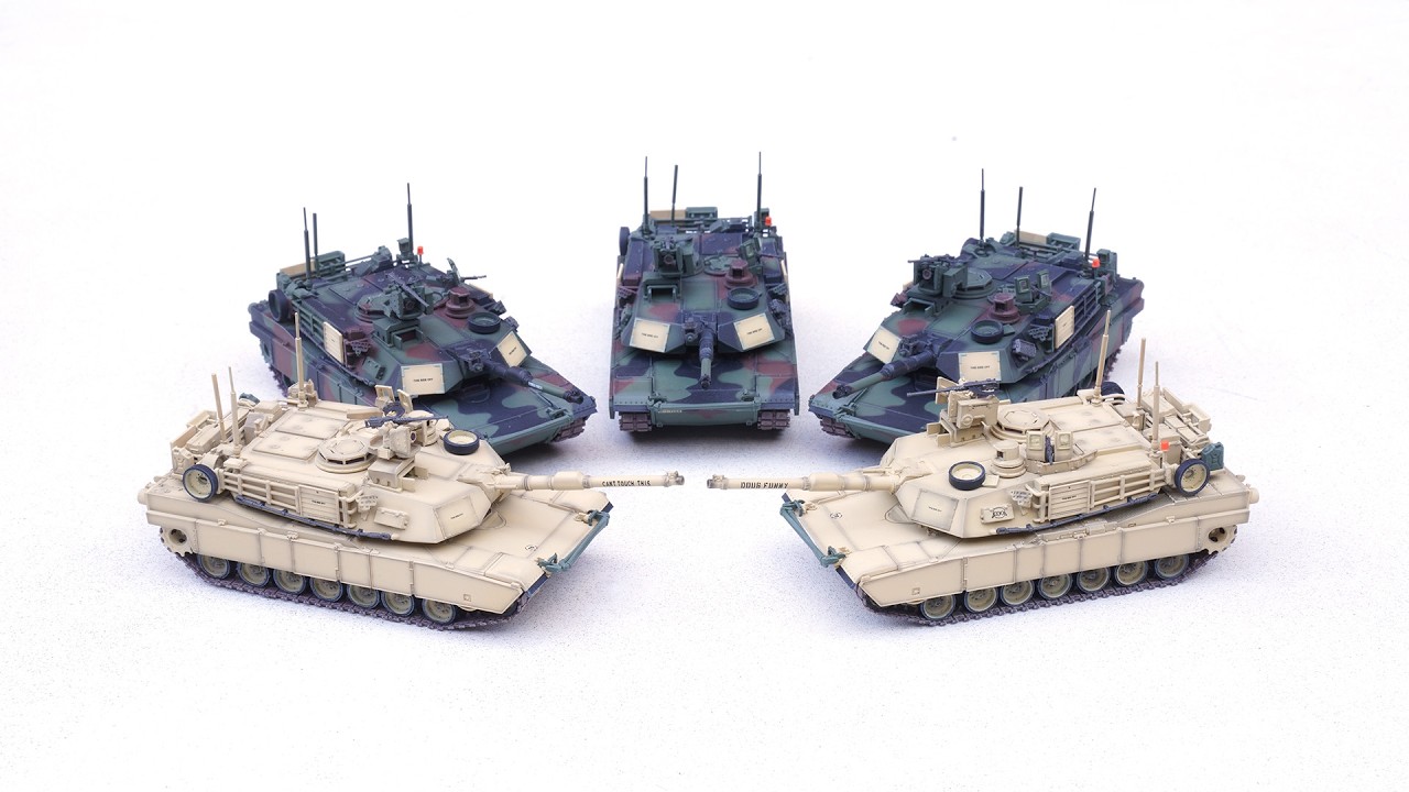 铁流1:72M1A2 SEP V2主战坦克合金成品模型开箱测评