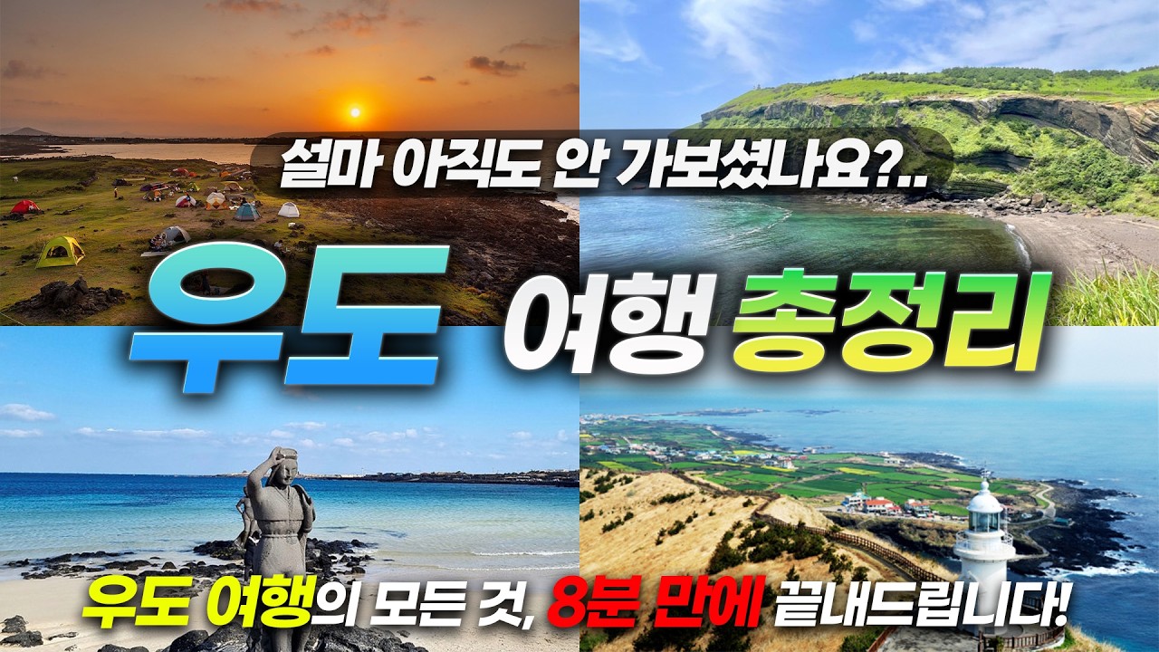 우도에 이런 곳이 있다고?!ㅣ모르면 가면 후회한다는 우도여행 총정리(+배편, 전기차렌트, 맛집, 카페까지!)