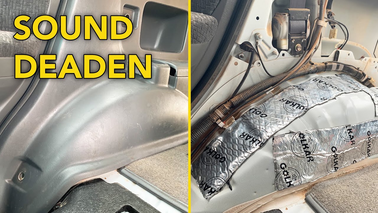 How to SOUND DEADEN Wheel Arches & Wells in your Car
