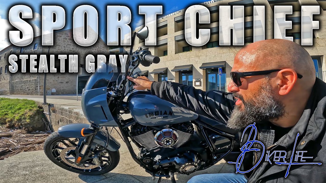 🔥INDIAN SPORT CHIEF | Stealth Gray | Transformada num MONSTRO! Test Ride + Review Brutal
