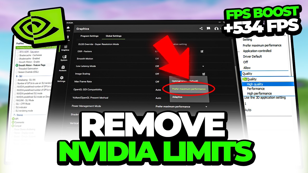 НОВЫЕ лучшие настройки NVIDIA для игр в 2026 году &ndash; значительное увеличение FPS и снижение задерж...