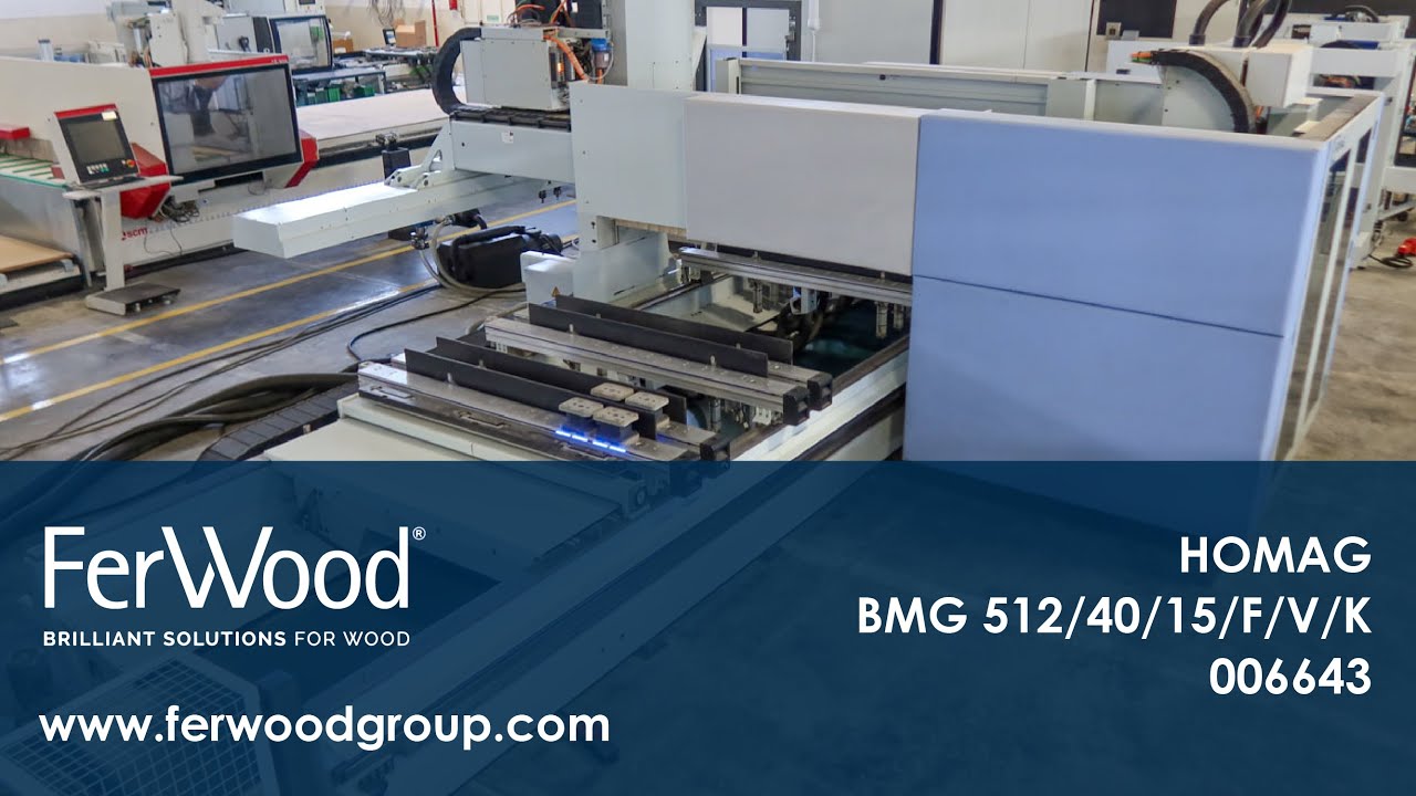 Centro di lavoro a bordare in azione - HOMAG - BMG 512/40/15/F/V/K - Ferwoodgroup - 006643
