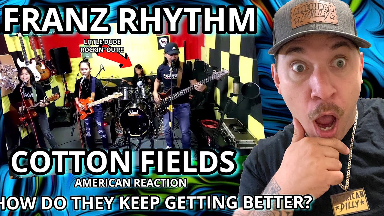 FRANZ RHYTHM IS SPECTACULAR | COTTON FIELD - CCR Cover by FRANZRhythm REACTION