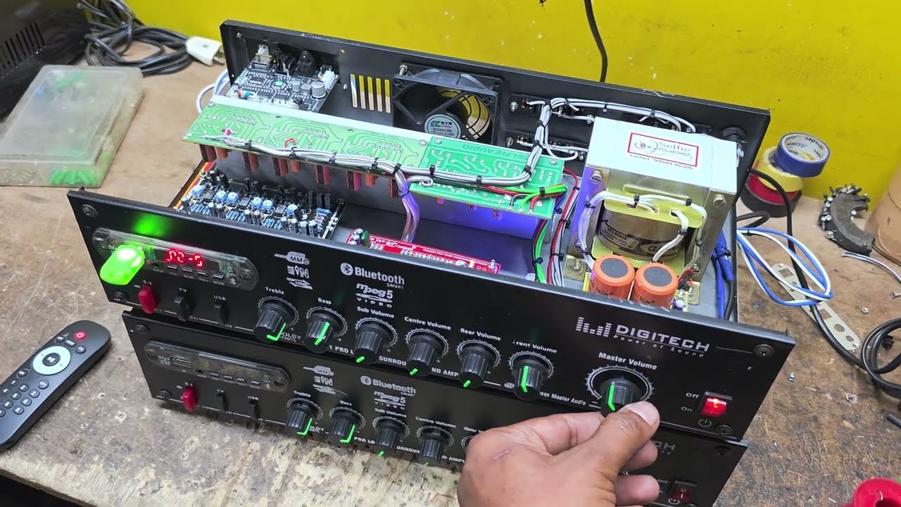 Low Budget |  HDMI ARC 5.1 amplifier TDA7265 + 4TR price 8499... Selfie audio 9994948026....