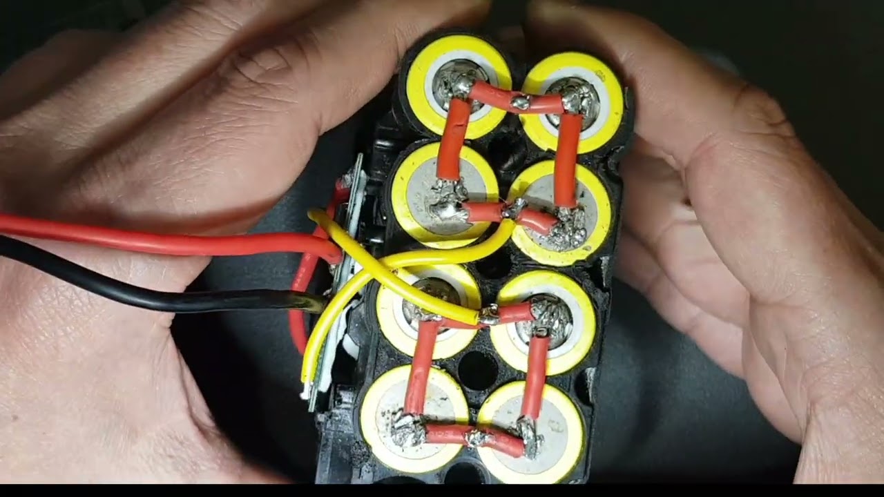 스팟기 없이 납땜으로 16.8V 4S2P 배터리팩 만들기(5,000mah)